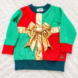 Toddler Girl’s Tipsy Elves Christmas Gift Sweater - Size 3T